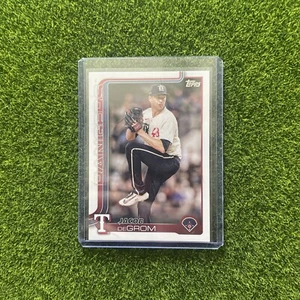 2025 Topps Series 1 #208 Jacob deGrom Texas Rangers - Picture 1 of 2
