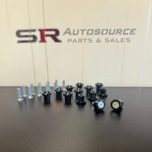 SR Autosource Black/Silver Rocker Cover Dress Kit for SR20DET non VVT - Picture 1 of 1