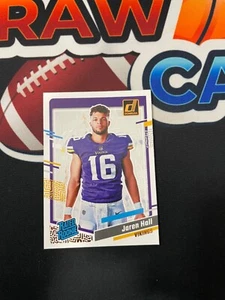 2023 Donruss Jaren Hall RATED ROOKIE PORTRAIT SP #40 Panini Vikings Canvas RC - Picture 1 of 2
