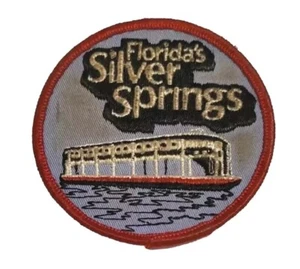 Vintage Silver Springs State Park Florida Glass Bottom Riverboat Patch Badge - Picture 1 of 3