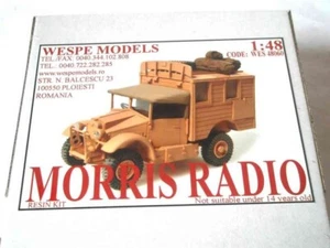 MORRIS RADIO Wespe Models 1:48 SCALE - resin kit 48060 - Picture 1 of 1