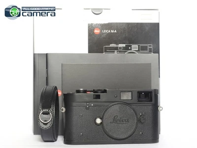 Cámara telémetro de película Leica M-A (tipo 127) negra cromada 10370 *EX+ en caja* Foto 1 de 4