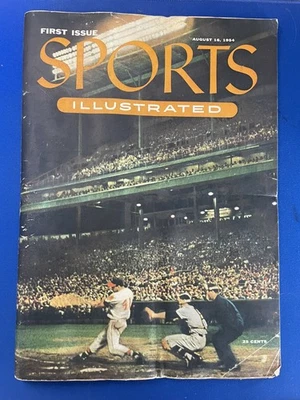 Sports Illustrated First Issue 1954 Magazine w/ ALL Cards & Inserts Uncut Mailer - Image 1 of 4