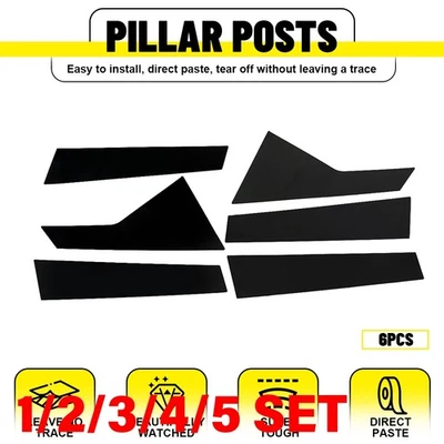 Cubierta de postes de pilar negros brillantes para piano para Cadillac CT6 2016-2020 1-5SET Foto 1 de 4