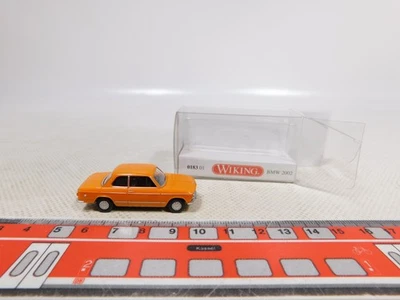 Wiking 1:87 H0 0183 01 Modello Auto Autovettura BMW 2002 Arancione Mint + Box # - Immagine 1 di 4