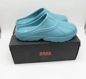Zuecos sin cordones azules Bass para hombre al aire libre suelas pisadas 9 nuevos con caja - Imagen 1 de 7