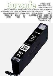 Canon CLI-551 Printer Ink Cartridge Black - letterbox eco friendly - Image 1 of 4