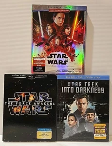 Lot Of 3 Sci-Fi Blu-Ray Movies - Star Wars & Star Trek - Bild 1 von 7