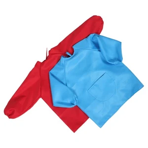  2 Pcs Kids Aprons for Painting Cooking Gardening Art Activity Smocks - Picture 1 of 20