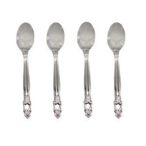Towle Stockholm 18/10 Stainless Steel Teaspoon (Set of Four) - Picture 1 of 5