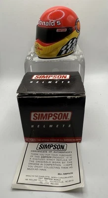 Simpson Mini Helmet McDonald's Racing Team Cory Mac Limited NASCAR McClenathan - Image 1 of 4