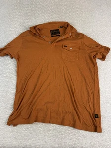 Howler Brothers Polo Shirt Mens XL Rust Orange Ranchero Snap Collar Pocket - Picture 1 of 6