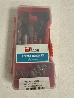 Recoil Metric Thread Repair Kit Medium M10.0 - 1.25 Pitch 10 Inserts RCL37108 - Image 1 of 4