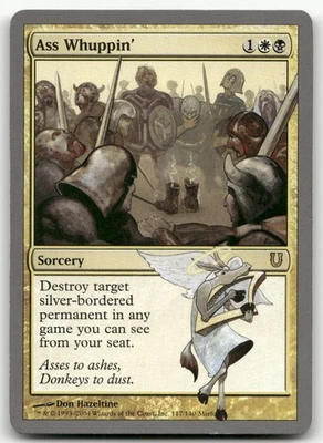 Ass Whuppin' #117 (LP) Unhinged UNH Magic MTG - Image 1 of 2