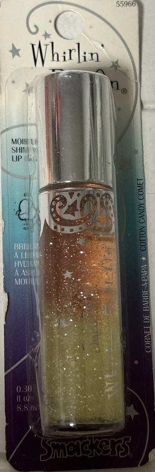 Lip Smackers Whirlin’ Roll On Cotton Candy Comet Glitter Lip Gloss Bonne Bell - Image 1 of 1