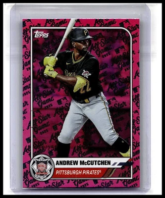 Andrew McCutchen 2025 Topps All-Star Game розовая фольга /250 Pirates - Изображение 1 из 3