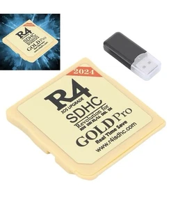 Latest R4 Gold Pro SDHC R4i For DS/3DS/2DS Revolution Cartridge + USB - Picture 1 of 7