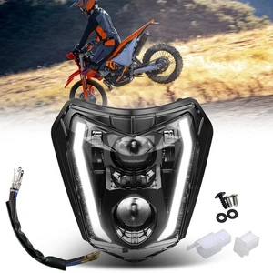 Motorcycle LED Headlight H/L Beam DRL For 250 350 450 500 690 Enduro R SMC-R - Picture 1 of 9