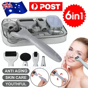 Derma roller Anti aging skin care Dermaroller set 6in1 Titanium Micro needle Kit - Picture 1 of 9
