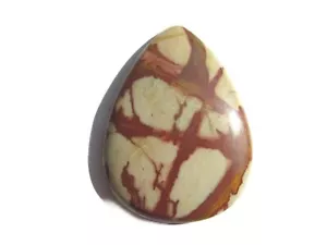 Noreena Jaspis Cabochon 44,8 x 33 mm 67 ct. N. U9515 - Foto 1 di 1