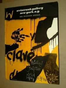 Affiche Ancienne Antoni CLAVE 1974 Litho Weintraub Gallery New York Peinture - Picture 1 of 2