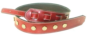 GITARRENGURT CUSTOM LEDER HANDMADE BY AMERICAN HANDCRAFTED LEATHER - Bild 1 von 1