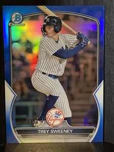 2023 Bowman Chrome Prospects rifrattore blu 131/150 Trey Sweeney #BCP-119 - Foto 1 di 2