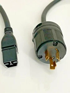 CAB-AC-20A-SG-US3 power cord, 250 VAC 20A, Twist Lock L6-20/Saf-D-Grid - Picture 1 of 4