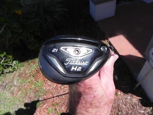 Titleist H2 21 Degree 3 Hybrid Extra Stiff flex KURO Kage Nice Used No headcover - Picture 1 of 9