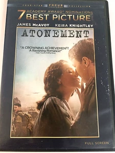 Atonement James McAvoy DVD Ships  Same Day With Tracking - Picture 1 of 2