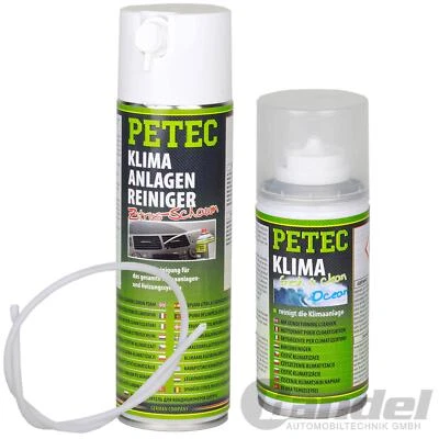 PETEC KLIMAANLAGENREINIGER SCHAUM + KLIMA FRESH SPRAY DESINFEKTION OCEAN FRESH - Bild 1 von 2
