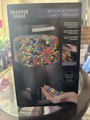 THE SHARPER IMAGE MOTION ACTIVATED CANDY DISPENSER M&M’s PEANUTS Home Office - Image 1 of 3