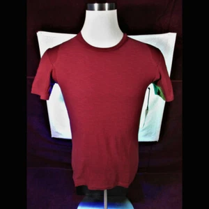 NEU! Herren T-Shirt ROGUE STATE rot gerippt Ärmel! Größe S.  - Bild 1 von 3