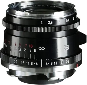 Voigtlander Ultron Vintage Line Objektiv 28 mm f/2 asphärisch Typ II VM schwarz Japan - Bild 1 von 7