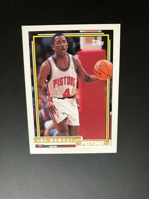 Really Nice 1993 JOE DUMARS Topps Basketball Card # 347 Made in USA - Image 1 of 4