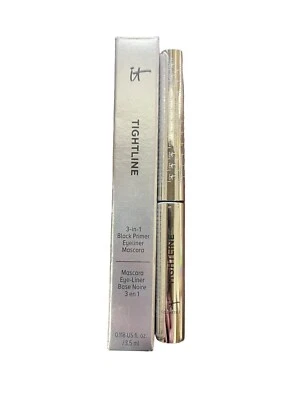 IT Cosmetics Tightline 3-in-1 Black Primer Eyeliner Mascara .118 oz Size New - Image 1 of 4
