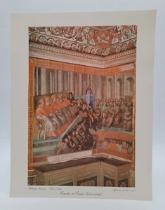 Concilio di Trento  - Biblioteca Vaticana stampa riproduzione - Picture 1 of 2