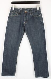 Levi's 514 Slim Straight Hommes Jeans W30/L32 Braguette Zip Bleu Denim