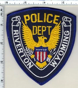 Riverton Police (Wyoming) 3rd Issue Shoulder Patch from 1989 - Picture 1 of 1