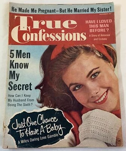 December 1964 TRUE CONFESSIONS ~ low grade, missing back cover - Picture 1 of 2