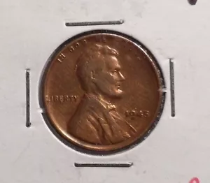 F IN GRADE 1945P LINCOLN WHEAT PENNY (62616) - Picture 1 of 3