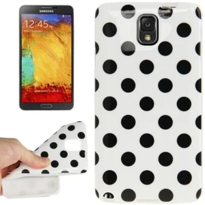 Etui na telefon komórkowy Case Futerał ochronny w kropki Projekt do Samsung Galaxy Niote 3 N9000 - Zdjęcie 1 z 3
