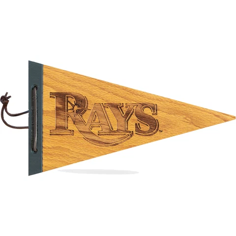 Tampa Bay Rays 7" x 12" Wood Pennant Cover