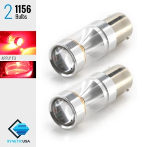 2x 1156/2396 Alta Potencia LED Rojo Proyector Señal de Giro Intermitente Par de Bombillas - Imagen 1 de 5