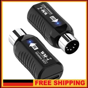 Drahtloser MIDI-Adapter Mini-MIDI-System zur drahtlosen Übertragung für E-Gitarr - Bild 1 von 12