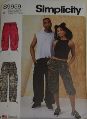 Simplicity- 9959 - Unisex Cargo Pants - Image 1 of 2