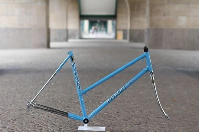 Hugo Rickert Damen Rennrad / 51cm / light blue / Reynolds 531 Frame Fork Vintage - Bild 1 von 4