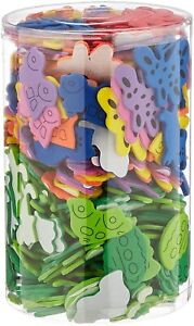 JOB LOT 6 x Self-Adhesive Foam Stickers 400 Pieces - Kids Crafts Scrapbooking