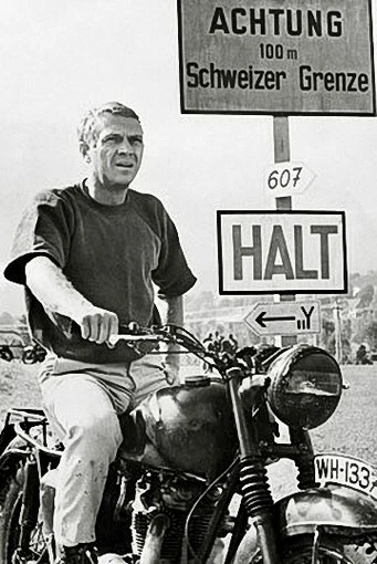 THE GREAT ESCAPE MOVIE POSTER - STEVE MC QUEEN - 24X36 - PRINT IMAGE PHOTO -PW9