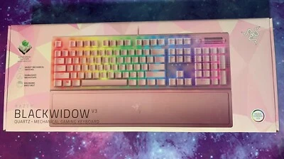 Teclado mecánico para juegos Razer BlackWidow V3: ¡rosa! Foto 1 de 4